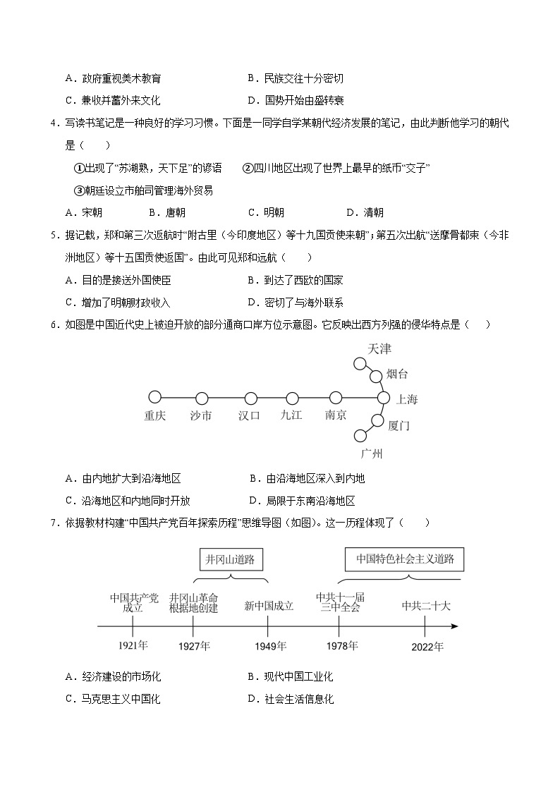 广西备战2024年中考历史模拟卷（广西卷）03（解析版）02