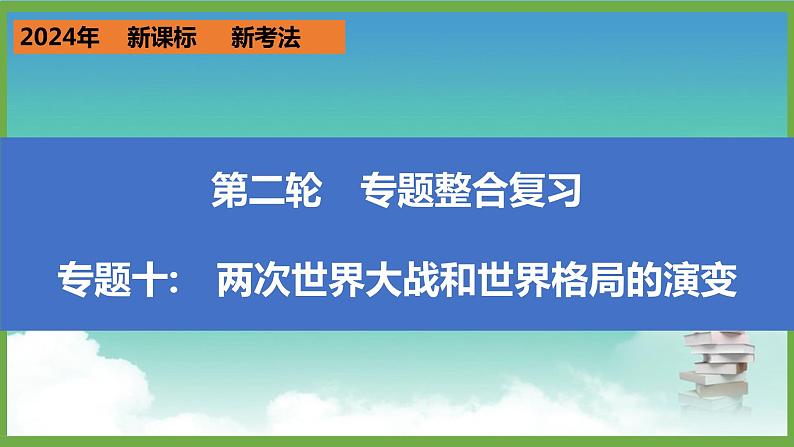 2024年中考历史第二轮专题整合复习课件———专题一0　两次世界大战和世界格局的演变01