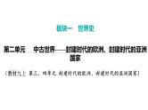 2024年中考历史一轮复习课件：世界古代史2 中古世界——封建时代的欧洲、封建时代的亚洲国家