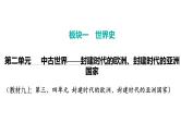 2024年中考历史一轮复习课件：世界古代史2 中古世界——封建时代的欧洲、封建时代的亚洲国家