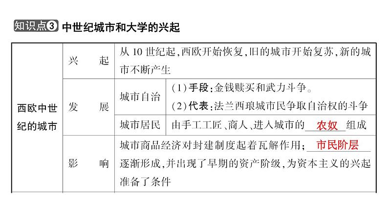 2024年中考历史一轮复习课件：世界古代史2 封建时代的欧亚国家第8页