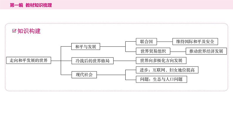 2024年中考历史一轮复习课件：世界现代史4走向和平发展的世界第3页