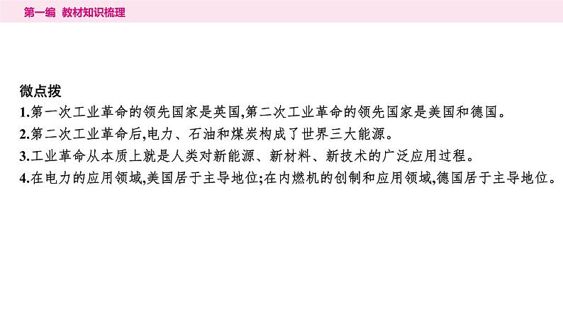 2024年中考历史一轮复习课件：世界近代史5第二次工业革命和近代科学文化第8页