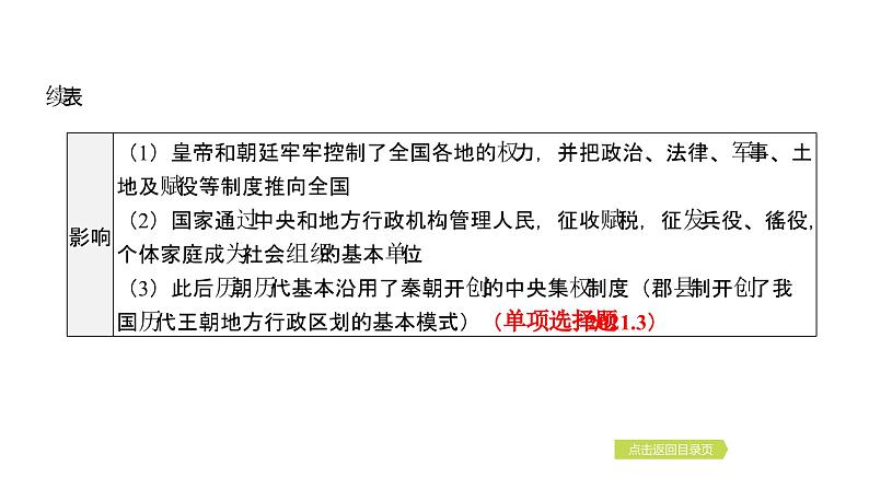 2024年中考历史一轮复习课件：中国古代史3秦汉时期---统一多民族国家的建立和巩固第7页