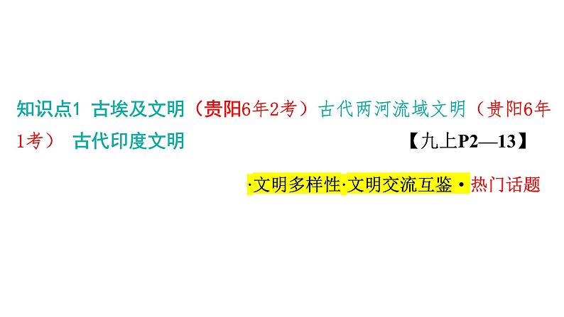 2024年中考历史一轮复习课件：世界古代史1上古世界——古代亚非文明和古代欧洲文明第5页