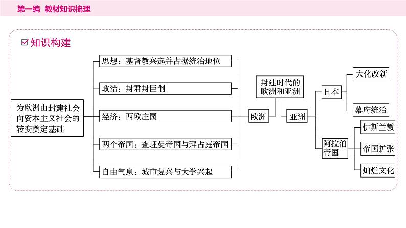 2024年中考历史一轮复习课件：世界古代史2封建时代的欧洲和亚洲第3页