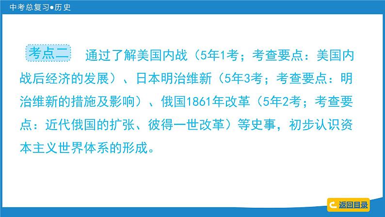 2024年中考历史一轮复习课件：世界近代史 第三单元  殖民地人民的反抗与资本主义制度的扩展课件第8页