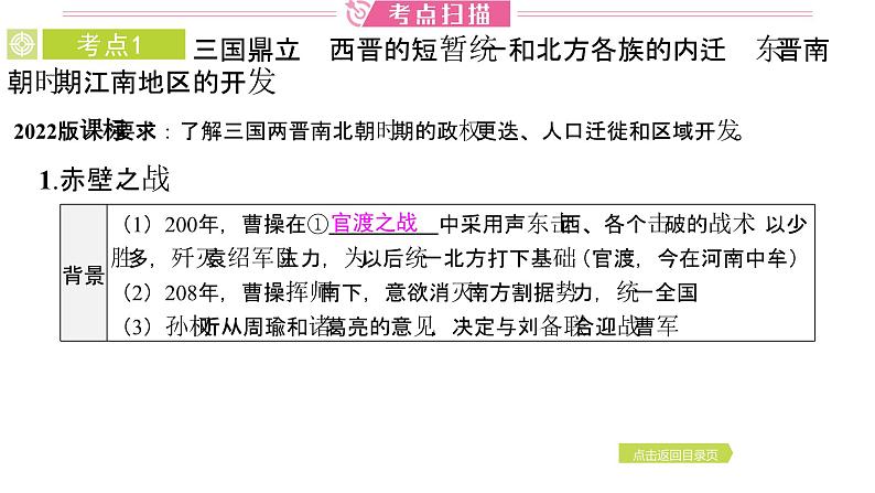 2024年中考历史一轮复习课件：中国古代史4三国两晋南北朝时期：政权分立与民族交融04