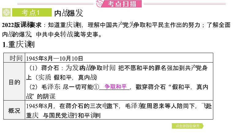 2024年中考历史一轮复习课件：中国近代史5人民解放战争第4页