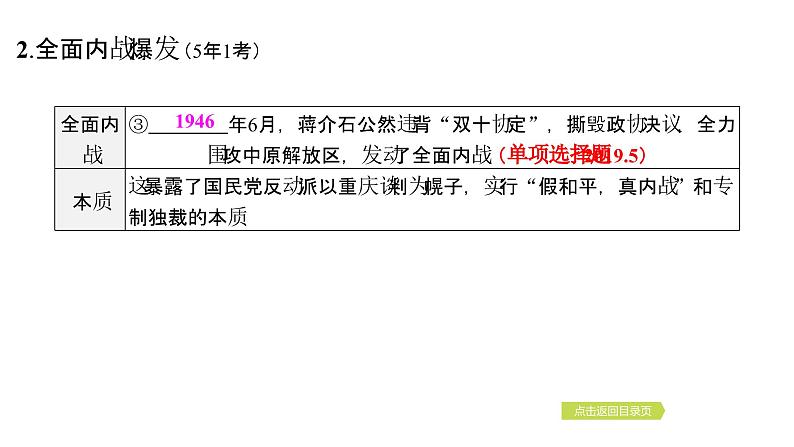 2024年中考历史一轮复习课件：中国近代史5人民解放战争第7页