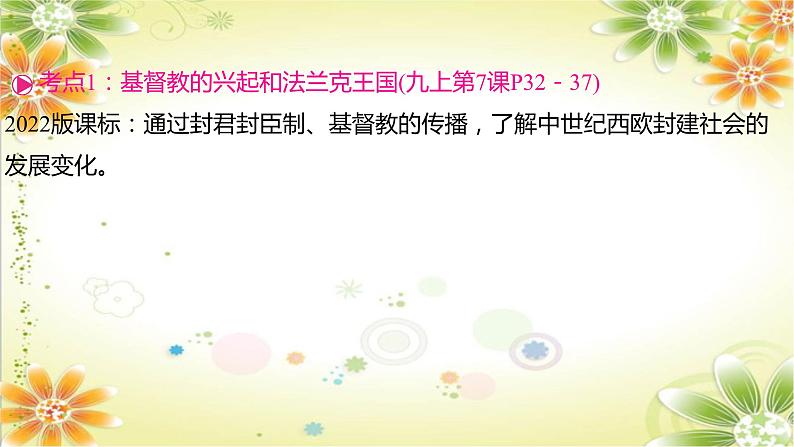 2024年中考历史一轮复习课件（宁夏专用）世界古代史第三单元　封建时代的欧洲04