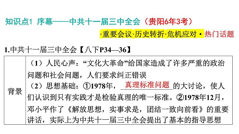 2024年中考历史一轮复习课件：中国近现代史6中国特色社会主义道路05