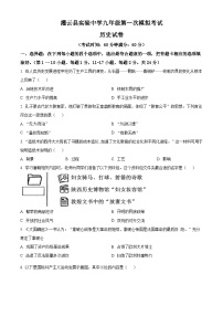 2024年江苏省连云港市灌云县实验中学九年级一模历史试题（原卷版+解析版）