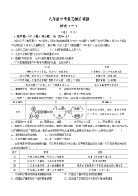 11，2024年广东省深圳市龙岗区宏扬学校中考模拟预测历史试题