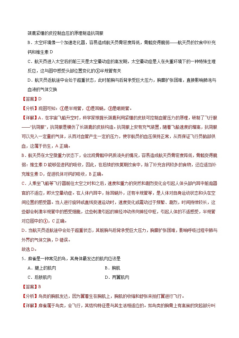 2024年中考第三次模拟考试题：历史（福建卷）（考试版）03