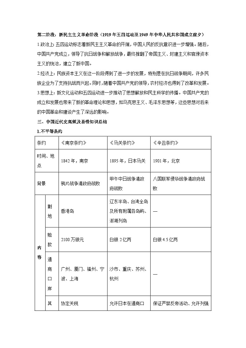 2024年中考历史考前终极冲刺攻略 02中国近代史第3页