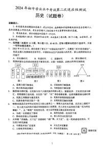 2024年湖南省永州市中考二模历史试题