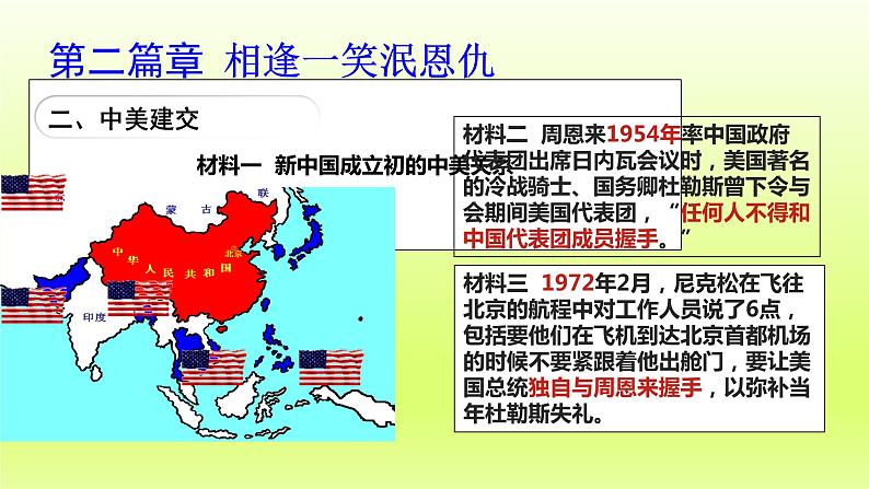 第5单元国防建设与外交成就第17课外交事业的发展上课课件（人教版）第8页