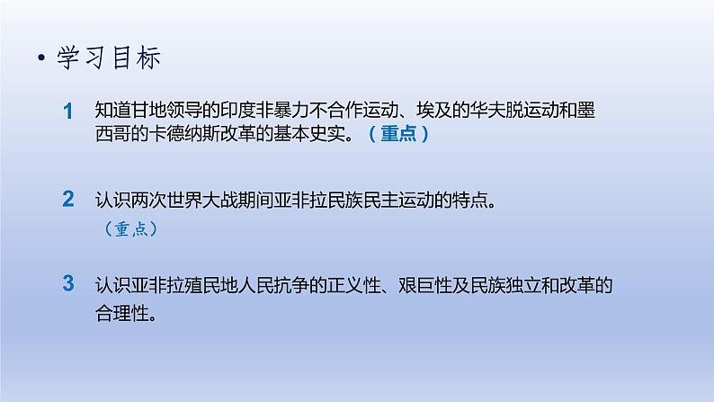 第3单元第一次世界大战和战后初期的世界第12课亚非拉民族民主运动的高涨精品课件（人教版）第4页