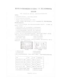 2024年重庆市育才中学校中考三模历史试卷