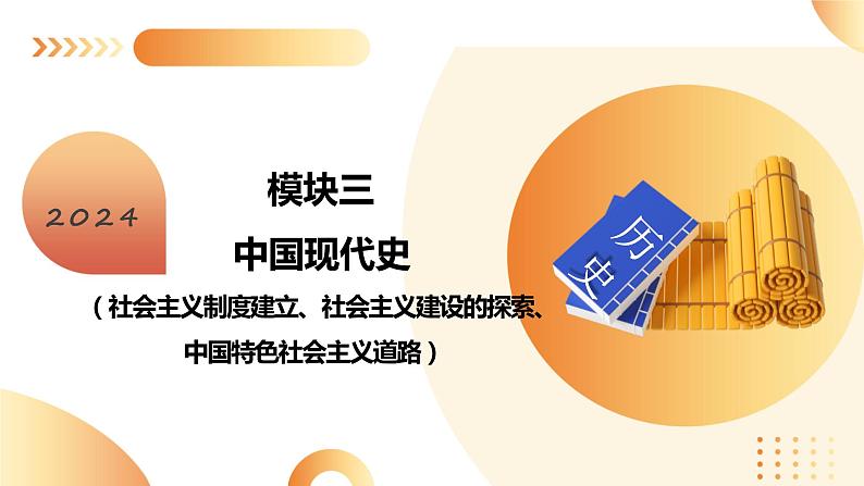 中华人民共和国的成立和巩固-2024年初中中考历史三轮专题复习课件01