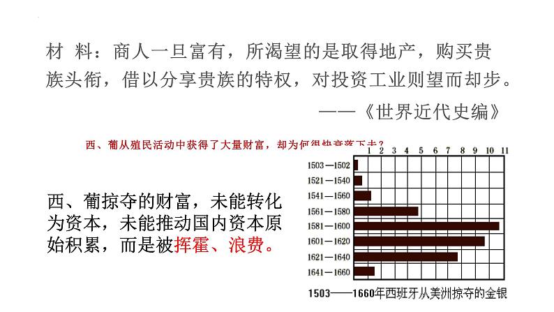 第16课  早期殖民掠夺 课件2023-2024学年部编版九年级历史上册第6页