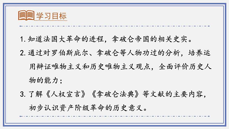 第19课法国大革命和拿破仑帝国 课件---2023-2024学年部编版九年级历史上册03