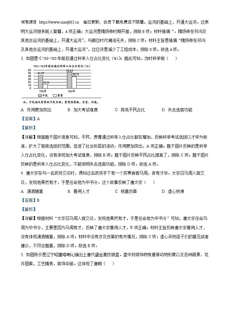 广东省韶关市乳源县2023-2024学年七年级下学期期中学科素养训练历史试题02