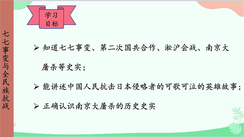 统编版历史八年级上册 第19课 七七事变的全民族抗战课件第5页