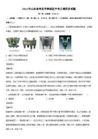 [历史]2024年山东省枣庄市薛城区中考三模试题（解析版）