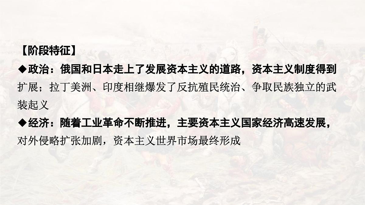 2024成都中考历史复习人教版九下第一单元 殖民地人民的反抗与资本主义的扩展 (课件)第5页