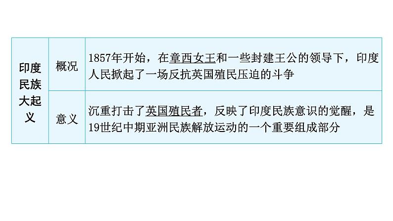 2024年中考历史二轮复习世界近代史第三单元殖民地人民的反抗与资本主义制度的扩展课件第4页