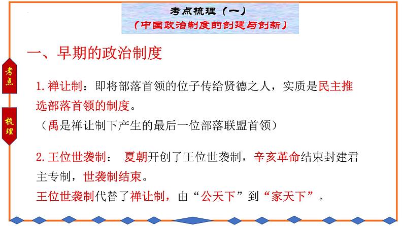 2024年湖北中考二轮历史专题复习课件（三）：政治制度第4页