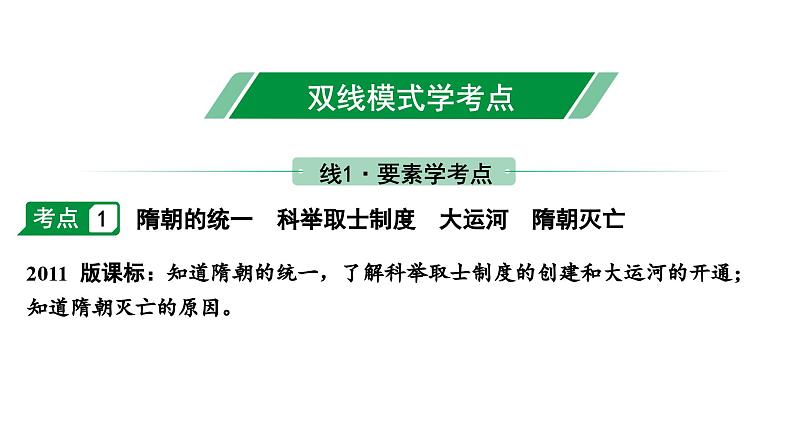 2024贵阳中考历史二轮中考题型研究 中国古代史 隋唐时期：繁荣与开放的时代（复习课件）第4页