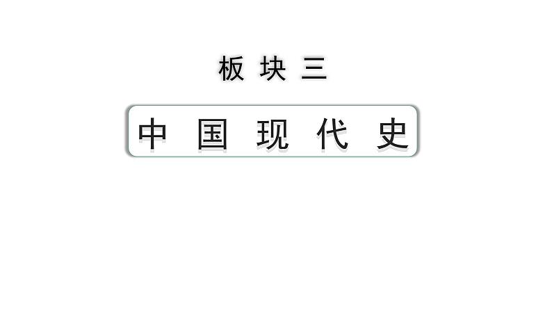 2024四川中考二轮历史知识点研究复习专题 中华人民共和国的成立和巩固展 课件第1页