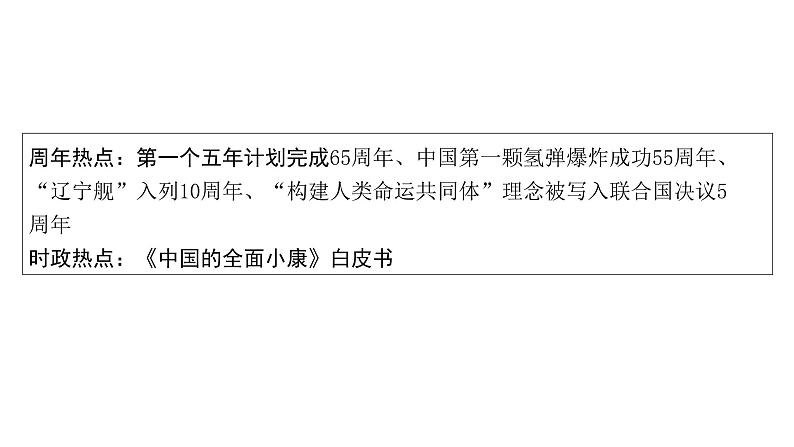 2024四川中考历史二轮专题研究 专题八 新中国综合国力逐步提升（课件）03