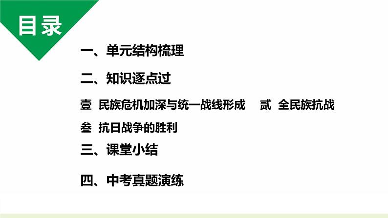 八上历史第六单元中华民族的抗日战争 (2024成都中考历史二轮复习课件)第2页