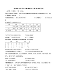 2024年中考历史百题挑选过关练-世界近代史（解析版）