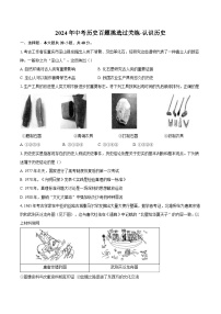 2024年中考历史百题挑选过关练-认识历史（解析版）