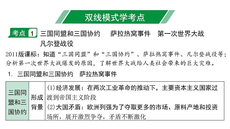 2024海南中考历史二轮中考题型研究 世界现代史 第一次世界大战和战后初期的世界（课件）第5页