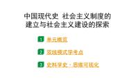 2024海南中考历史二轮中考题型研究 中国现代史 社会主义制度的建立与社会主义建设的探索（课件）