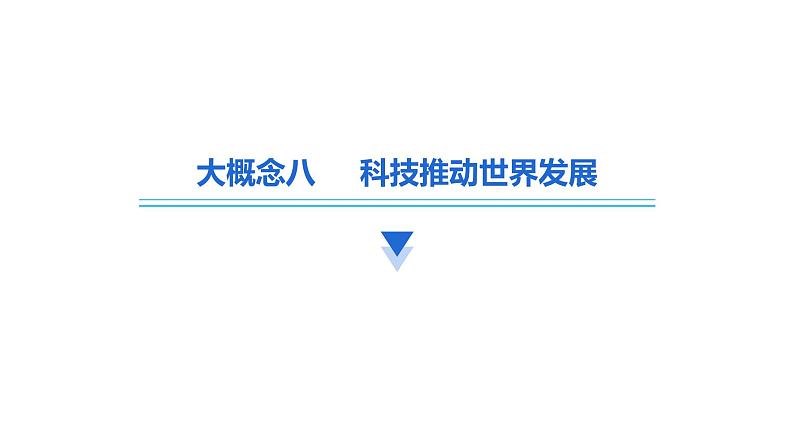 2024中考二轮专题复习——大概念与主干知识梳理大概念八 科技推动世界发展课件02