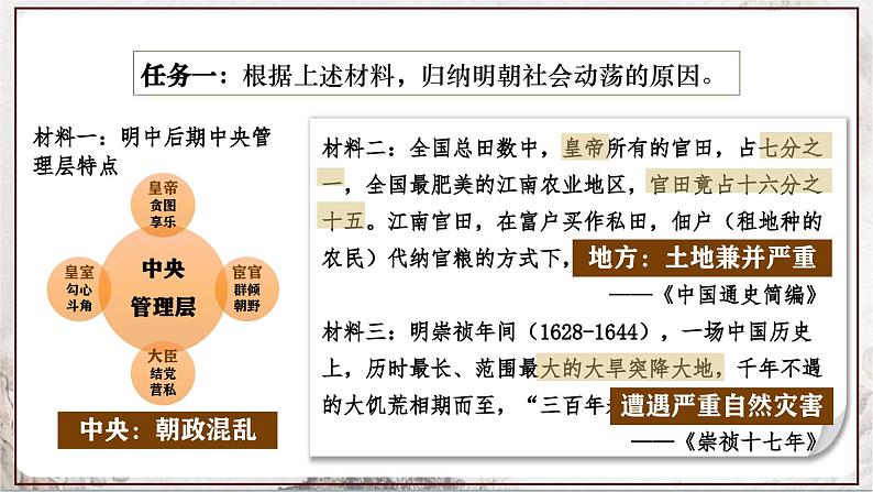 第17课 明朝的灭亡 课件+视频  部编版历史七年级下册05