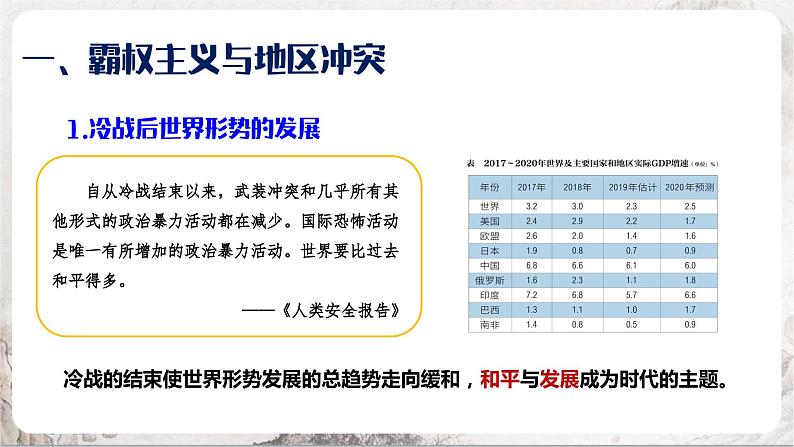 第21课 冷战后的世界格局 课件+练习（原卷+解析卷）人教部编版历史九年级下册05