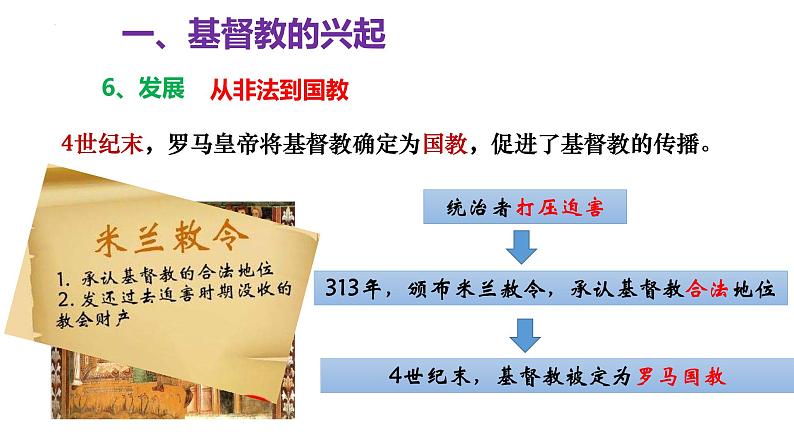 第7课 基督教的兴起和法兰克王国 课件 2023-2024学年部编版九年级历史上册06