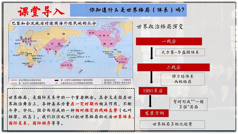 第10 课《凡尔赛条约》和《九国公约》 课件----2023-2024学年部编版历史九年级下册第1页