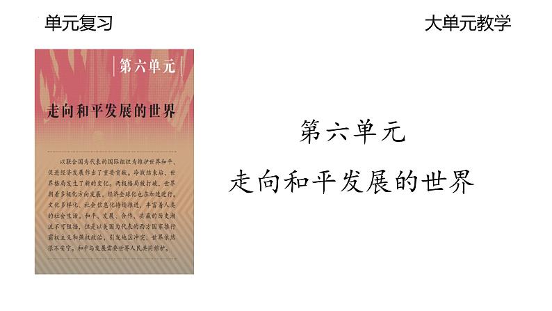 第六单元 走向和平发展的世界 课件---2023-2024 部编版历史九年级下册第1页