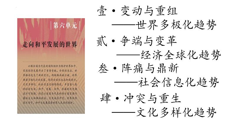 第六单元 走向和平发展的世界 课件---2023-2024 部编版历史九年级下册第4页