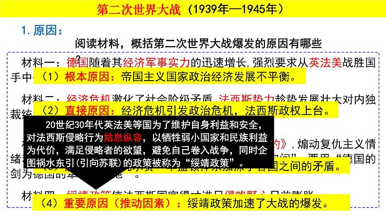 第15课 第二次世界大战课件---2023-2024 部编版历史九年级下册第4页