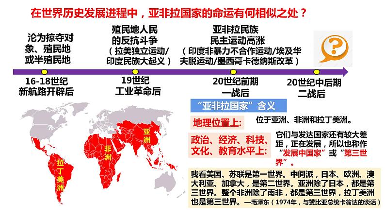 第19课亚非拉国家的新发展课件-2023-2024学年部编版历史九年级下册02